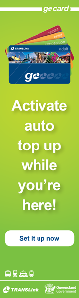 Activate auto top up for your go card